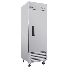 ORIKOOL Commercial Single Solid Door Stainless Steel Reach-In Commercial Freezer 27" 21 cu.ft. Restaurant Freezer ETL Certification