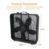 Home Commercial 20 Inch 3-Speed Plastic Floor Fans