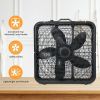 Home Commercial 20 Inch 3-Speed Plastic Floor Fans