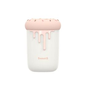 Sweetheart Humidifier USB Creative Atmosphere Light Car Aroma Diffuser Hydrating Instrument (Color: pink)